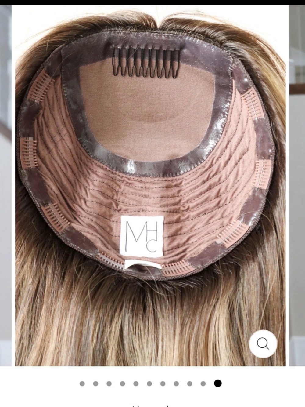 Madison Hair Topper 22" 9"x9" Silk Top Blonde Rooted High-End Topper **NEW PICS* - Picture 5 of 14